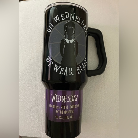 Wednesday Addams 40oz stainless steel tumbler - Picture 7 of 8